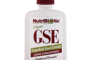 Жидкий концентрат GSE экстракт семян грейпфрута Grapefruit Seed Extract NutriBiotic 59 мл