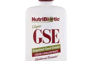 Жидкий концентрат GSE, экстракт семян грейпфрута, Grapefruit Seed Extract, NutriBiotic, 118 мл