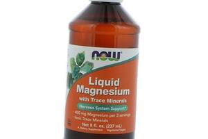 Жидкий Магний с микроэлементами, Liquid Magnesium, Now Foods 237мл (36128387)