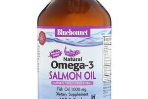 Жир лосося Bluebonnet Nutrition Natural Omega-3 Salmon Oil 1000 mg 180 Softgels BLB0953