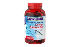 Жир лосося Piping Rock Salmon Oil 1000 mg 180 Softgels