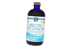 Жир печени арктической трески Arctic Cod Liver Oil Nordic Naturals 473мл Апельсин (67352001)