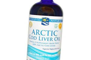 Жир печінки арктичної тріски Arctic Cod Liver Oil Nordic Naturals 473мл Апельсин (67352001)