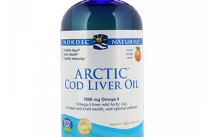 Жир из печени трески Nordic Naturals Arctic Cod Liver Oil 16 fl oz 473 ml Orange Flavor