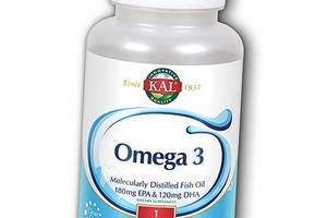 Жирные кислоты Омега 3 KAL Omega 3 60 гелкапс (67424001)