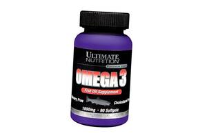 Жирные кислоты Омега 3 Ultimate Nutrition Omega 3 90 гелкапс (67090001)