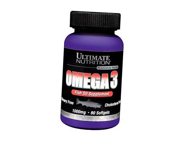 Жирные кислоты Омега 3 Ultimate Nutrition Omega 3 90 гелкапс (67090001)