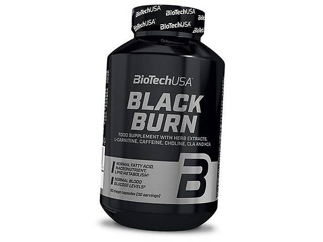 Жиросжигатель для быстрого снижения веса Black Burn BioTech (USA) 90капс (02084030)