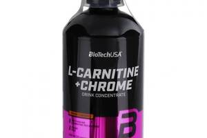 Жиросжигатель для спорта BioTechUSA L-Carnitine 35.000+Chrome 500 ml Orange