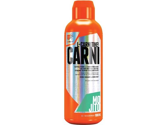 Жиросжигатель для спорта Extrifit Carni Liquid 120000 1000 ml /100 servings/ Mojito