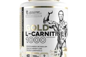 Жиросжигатель для спорта Kevin Levrone Gold L-Carnitine Tartrate 1000 mg 100 Tabs