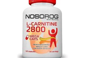 Жиросжигатель для спорта Nosorog Nutrition L-Carnitine 120 Caps