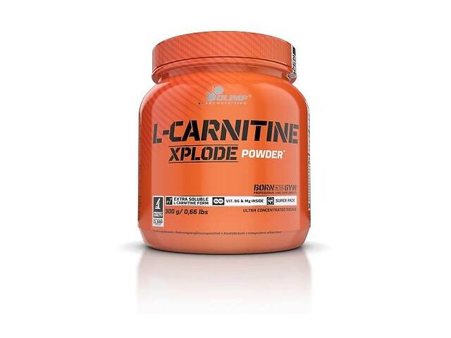 Жиросжигатель для спорта Olimp Nutrition L-Carnitine Xplode 300 g /100 servings/ Orange
