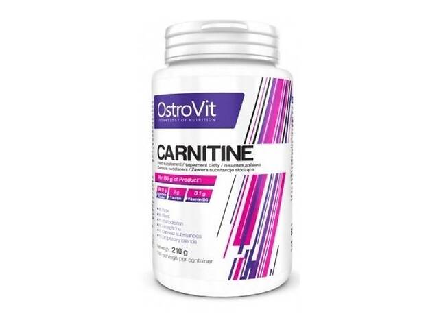 Жиросжигатель для спорта OstroVit L-Carnitine 210 g /140 servings/ Pineapple