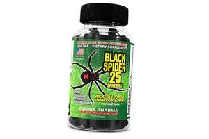 Жиросжигатель ЭКА Комплекс для снижения веса Black Spider Cloma Pharma 100капс (02081002)