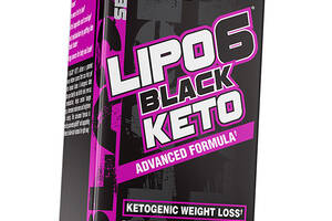 Жиросжигатель Кето в  капсулах Nutrex Lipo-6 Black Keto 60 капс (74152002)