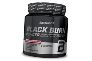 Жиросжигатель комплексная формула Black Burn Powder BioTech (USA) 210г Арбуз (02084032)