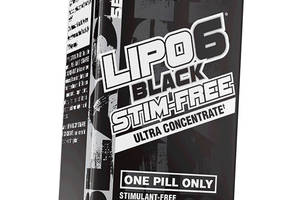 Жиросжигающий комплекс без стимуляторов Lipo-6 Black Stim-Free Nutrex 60капс (02152009)