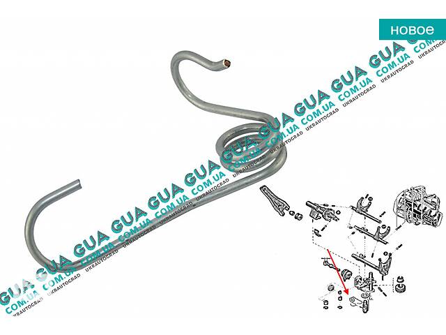 Пружина кулиси переключения КПП RWS2022 Nissan / НИССАН KUBISTAR 1997-2008 / КУБИСТАР 97-08, Renault / РЕНО KANGOO 19...