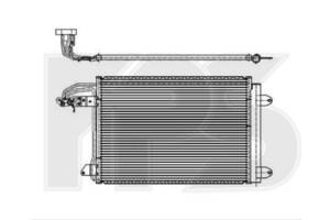 Радиатор кондиционера для Volkswagen Jetta 2005-2010