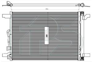 Радіатор кондиціонера для Volkswagen T-Roc 2017-2020