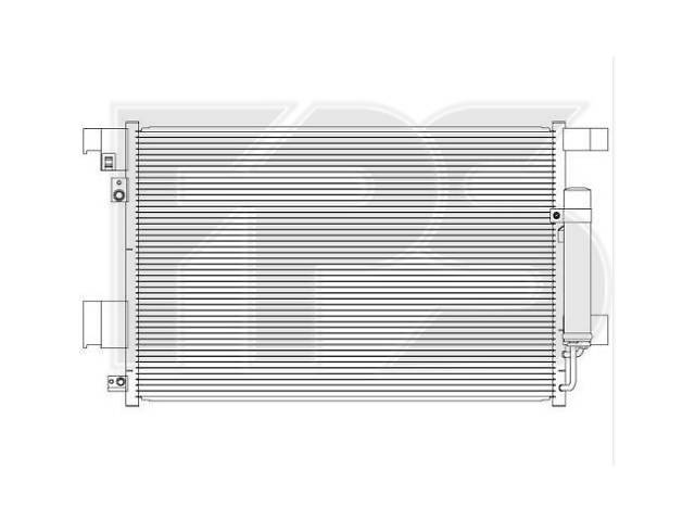 Радіатор кондиціонера MITSUBISHI OUTLANDER II 07-10 (XL)