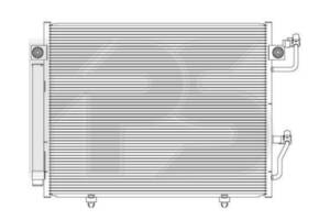 Радіатор кондиціонера MITSUBISHI PAJERO III (V60 / V70) 02-07