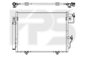 Радіатор кондиціонера MITSUBISHI PAJERO IV (V80 / V90) 07-14
