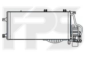 Радіатор кондиціонера OPEL COMBO 01-11