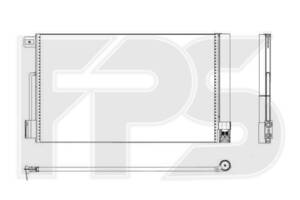 Радіатор кондиціонера OPEL CORSA D 07-11