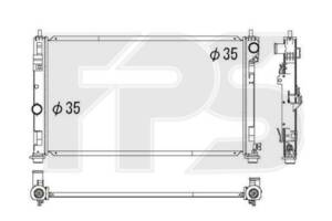 Радіатор охолодження DODGE CALIBER 06-11
