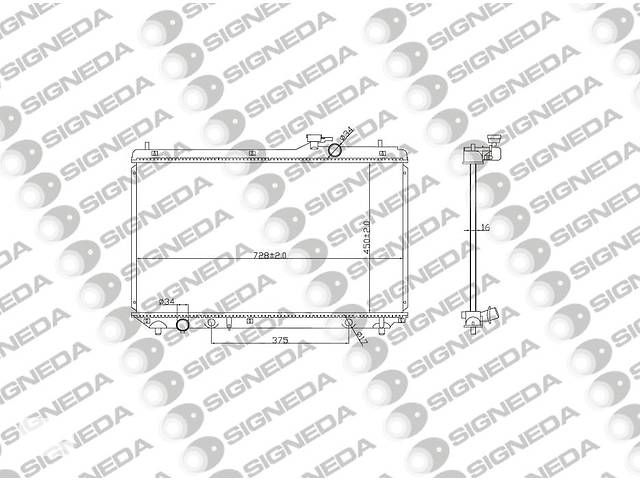 Радіатор охолодження LEXUS RX300 99 - 03