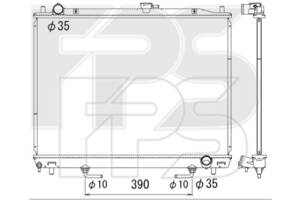 Радіатор охолодження MITSUBISHI PAJERO IV (V80 / V90) 07-21