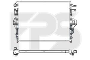 Радіатор охолодження Volkswagen Touareg 2010-2014