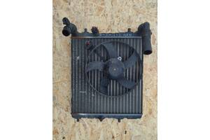 радіатор охолодження з вентилятором шкода фабія БЕЗ КОНДЮКА Вживаний вентилятор основного радіатора для Skoda Fabia 2001