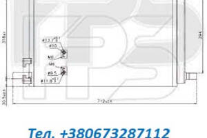Радиатор кондиционера AUDI A3 12-16
