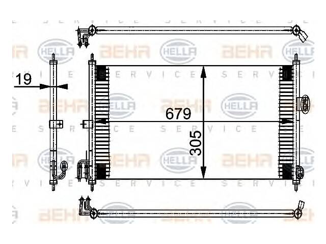 Радиатор кондиционера для моделей:NISSAN (ALMERA,ALMERA)