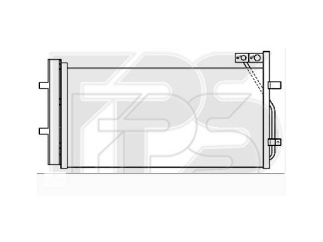 Радиатор кондиционера для Audi Q3 2011-2018