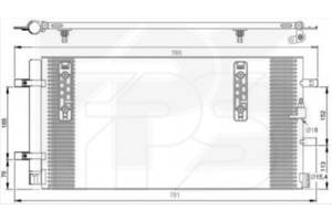 Радиатор кондиционера для Audi Q5 2008-2012