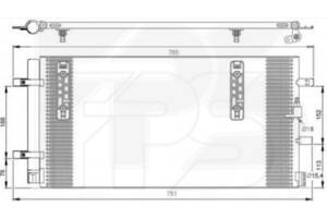 Радиатор кондиционера для Audi Q5 2012-2017