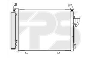 Радиатор кондиционера для Hyundai i10 2008-2014