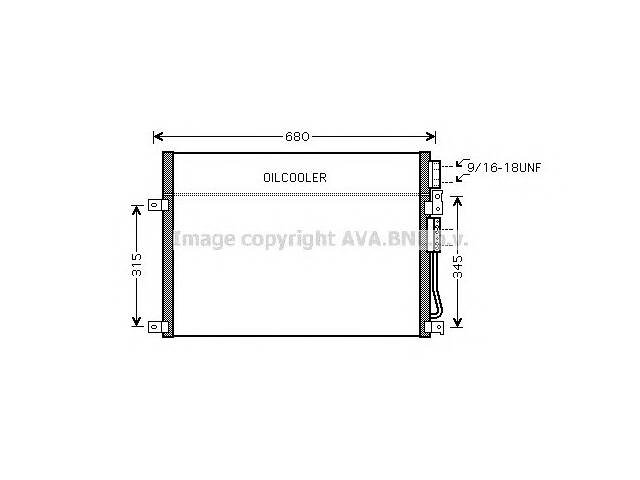 Радиатор кондиционера для моделей:JEEP (GRAND-CHEROKEE,GRAND-CHEROKEE,COMMANDER)