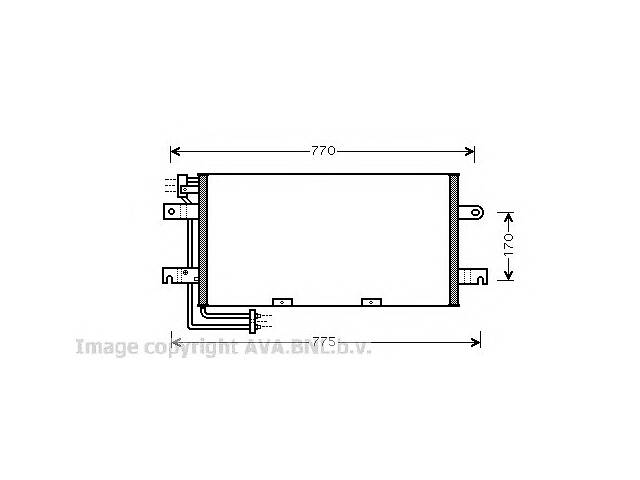 Радиатор кондиционера для моделей:VOLKSWAGEN (TRANSPORTER,TRANSPORTER,TRANSPORTER)
