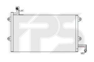 Радіатор кондиціонера для Volkswagen Golf III 1991-1997
