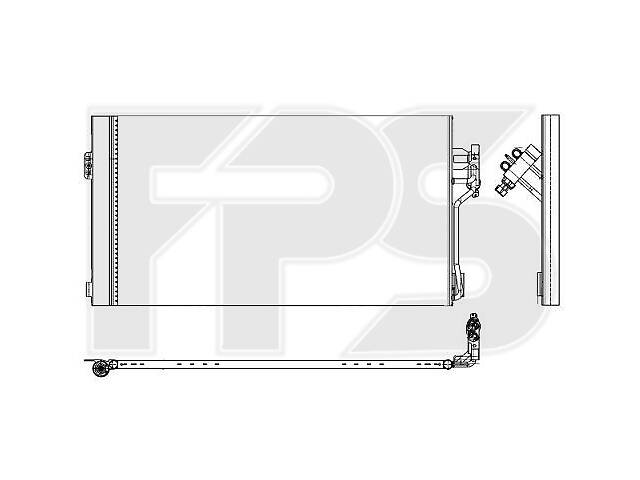 Радиатор Кондиционера AS014184 на MERCEDES VITO / VIANO (W639) 2003-2010