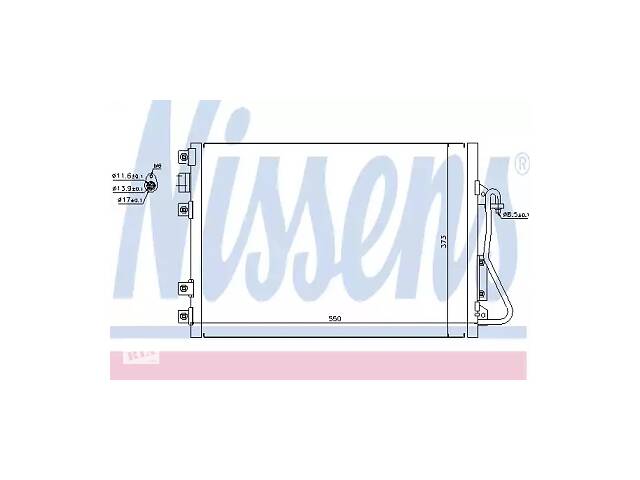 Радиатор кондиционера AS231792 на NISSAN KUBISTAR 2003-2009