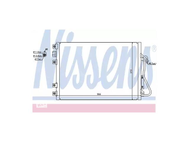 Радиатор кондиционера AR116090 на NISSAN KUBISTAR 2003-2009