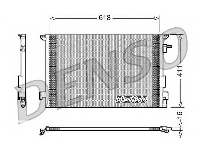 Радиатор кондиционера для моделей:FIAT (CROMA), OPEL (VECTRA,VECTRA,SIGNUM,VECTRA), VAUXHALL (VECTRA,VECTRA,SIGNUM,V...