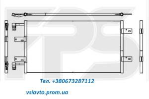 Радиатор кондиционера RENAULT TRAFIC 02-07