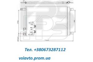 Радиатор кондиционера SKODA OCTAVIA 13-17 (A7)